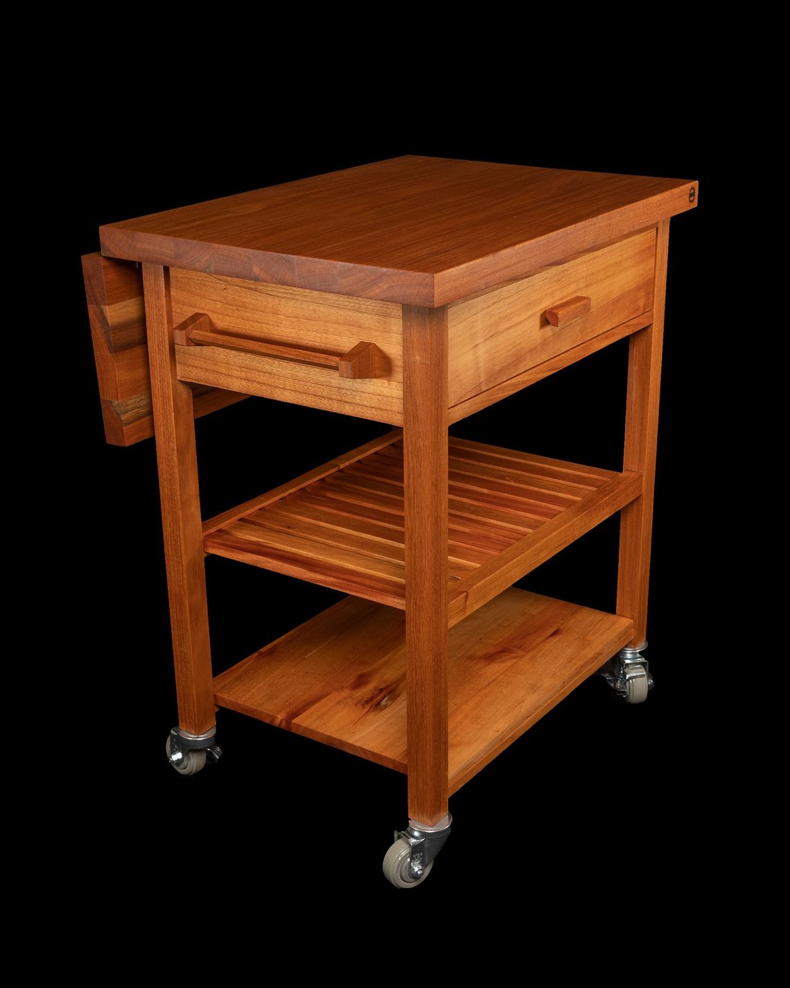 Miranda Kitchen Island Handcrafted Out Of Cumaru (Brazilian Teak)